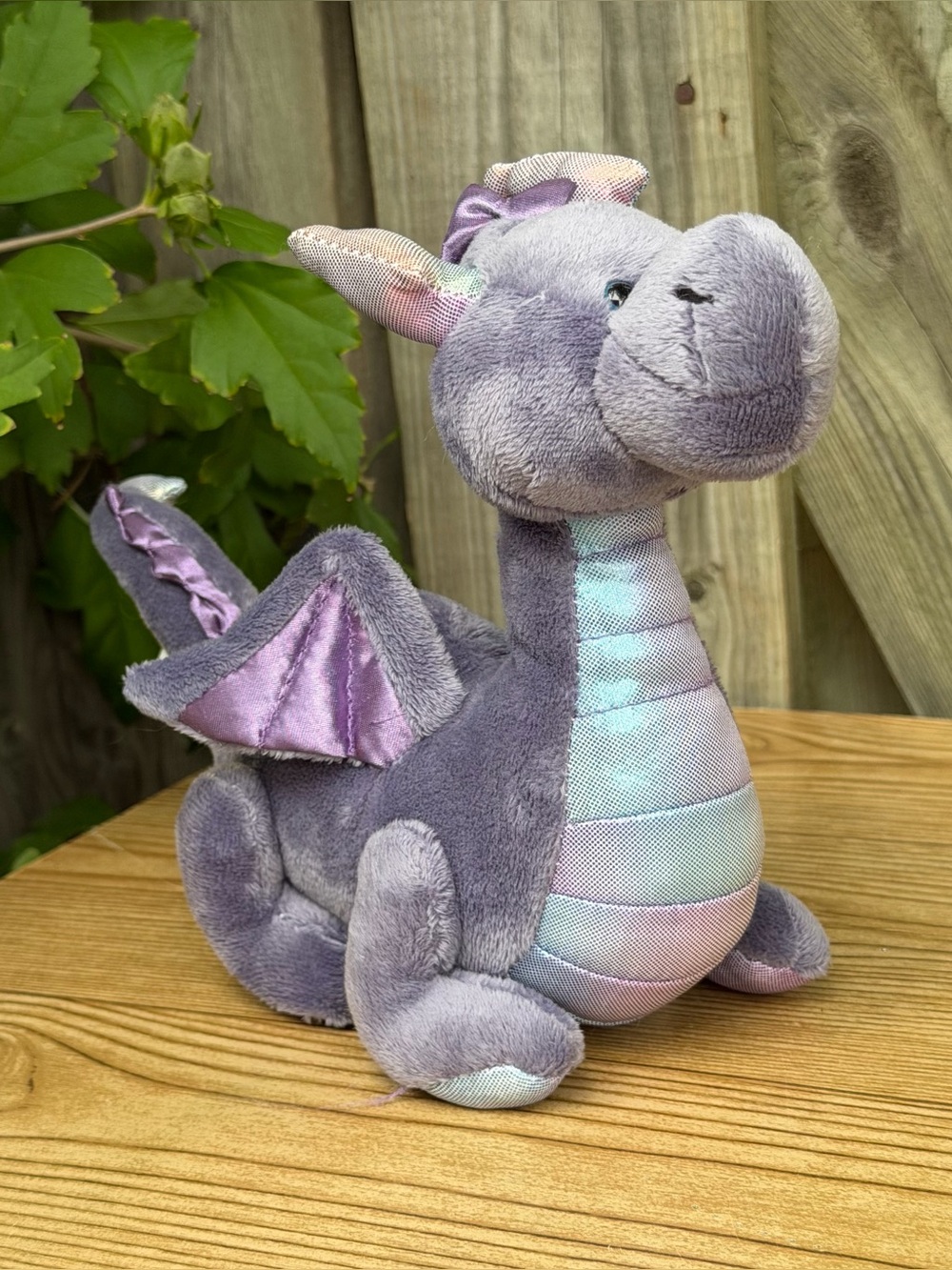 Webkinz Ganz Purple Stormy Dragon HM634 Plush No Code